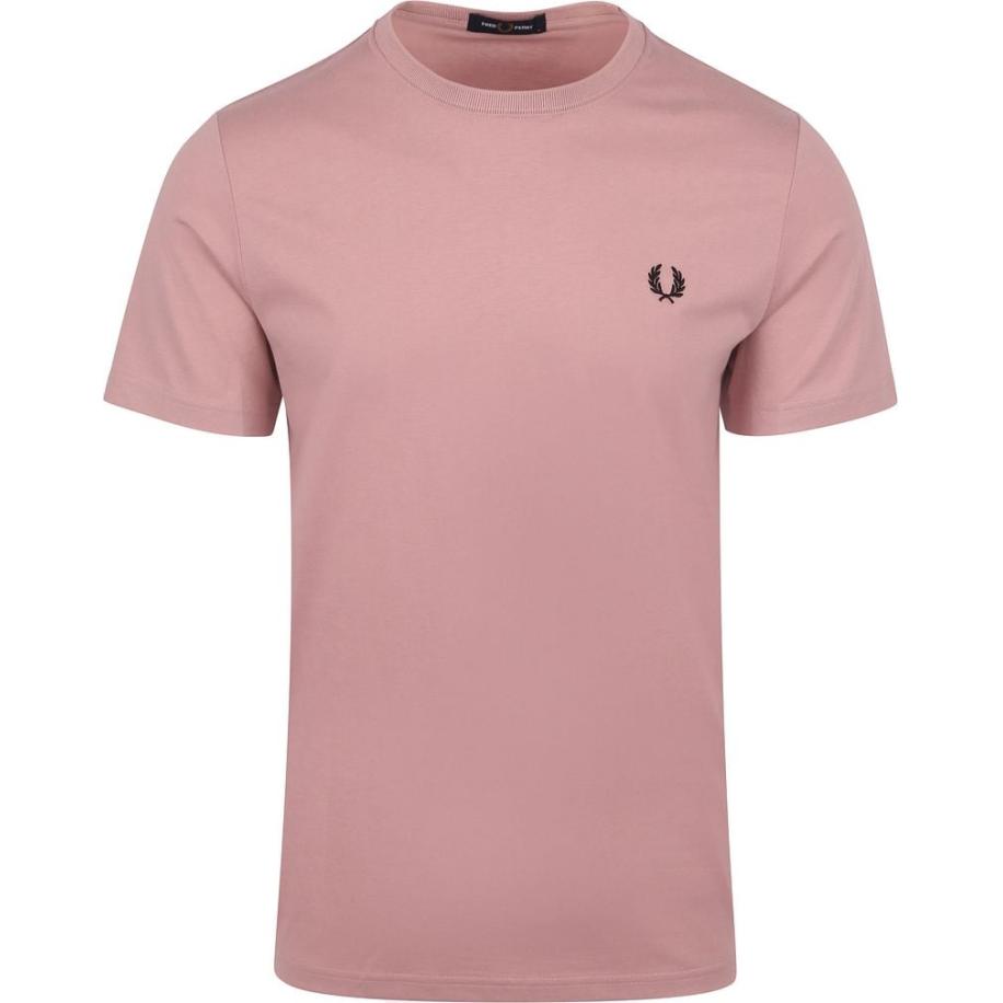 Fred Perry T-Shirt Oud Roze Roze