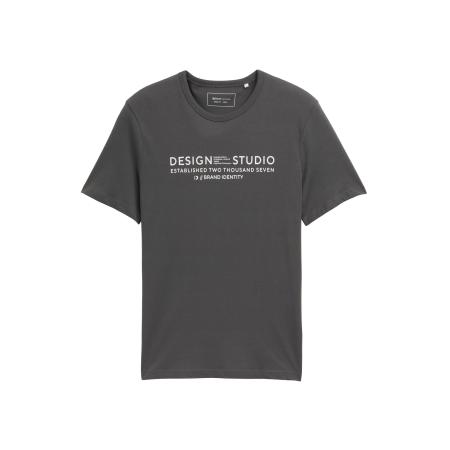 Tom Tailor TOM TAILOR DENIM Shirt lichtgeel / antraciet