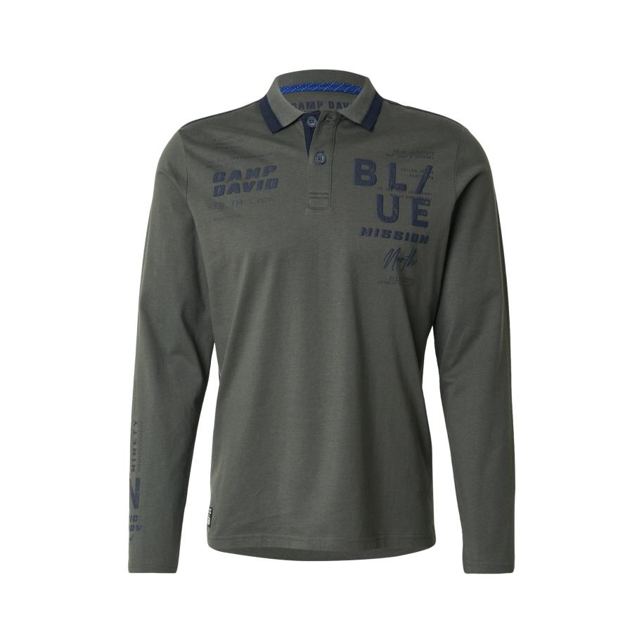 Camp David CAMP DAVID Shirt donkergroen / zwart -