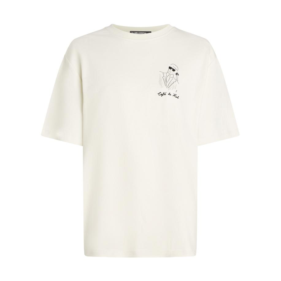 Karl Lagerfeld Karl Lagerfeld Shirt Karl Lagerfeld x Jorge Parra crème / zwart -