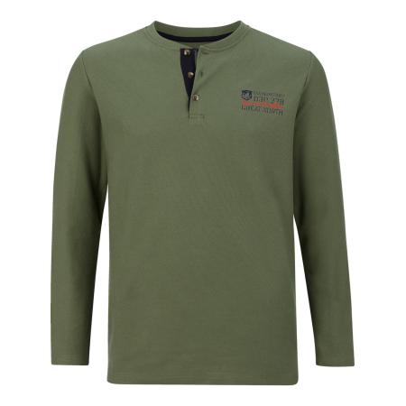 jan vanderstorm Jan Vanderstorm Shirt Ivor olijfgroen