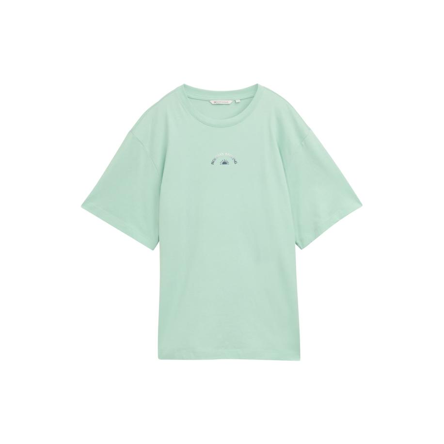 Tom Tailor TOM TAILOR DENIM Shirt mintgroen / lila / lichtlila / offwhite -