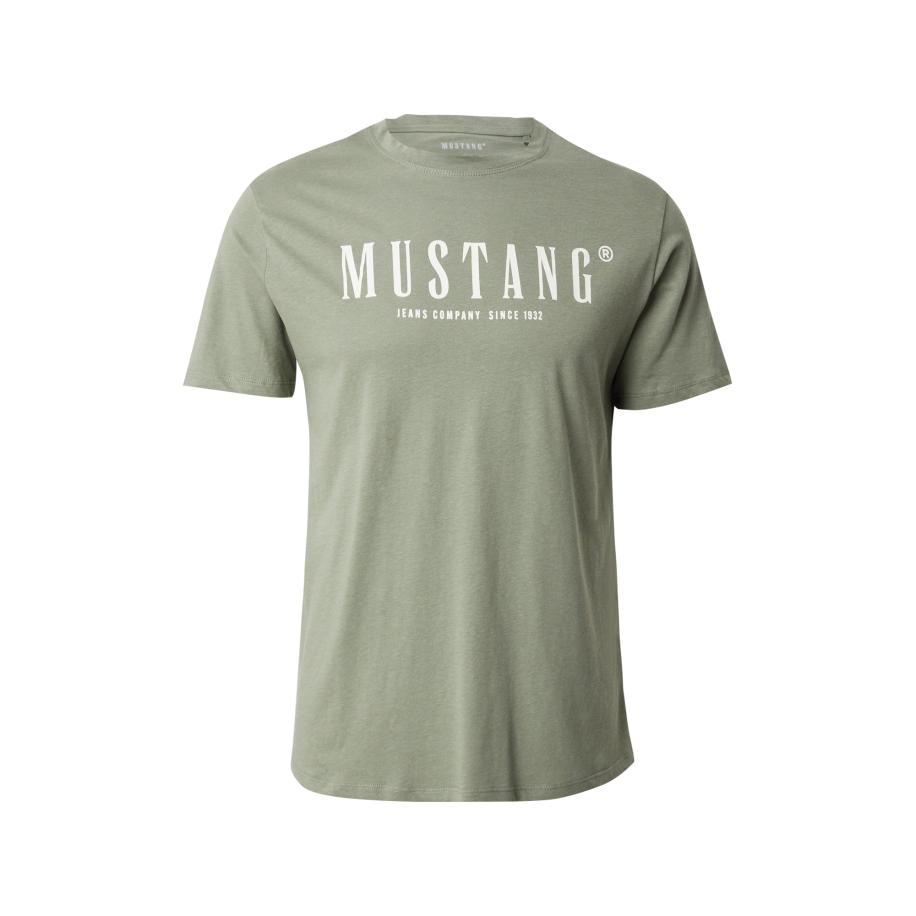 Mustang MUSTANG Shirt Austin lichtgroen / wit -