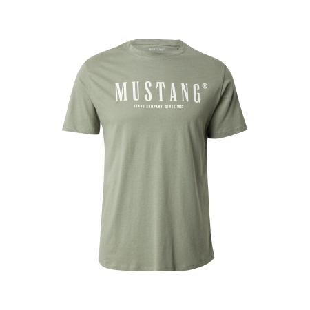Mustang MUSTANG Shirt Austin lichtgroen / wit