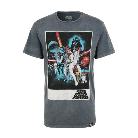 Recovered Recovered Shirt Star Wars Classic New Hope grijs