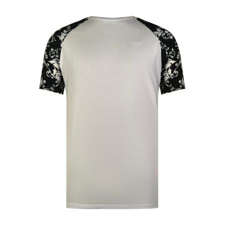 SikSilk SikSilk Shirt Venetian zwart / wit