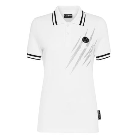 Plein Sport Plein Sport Shirt Scratch zwart / wit