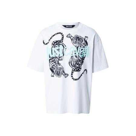 Just Cavalli Shirt TIGERS aqua / zwart / wit