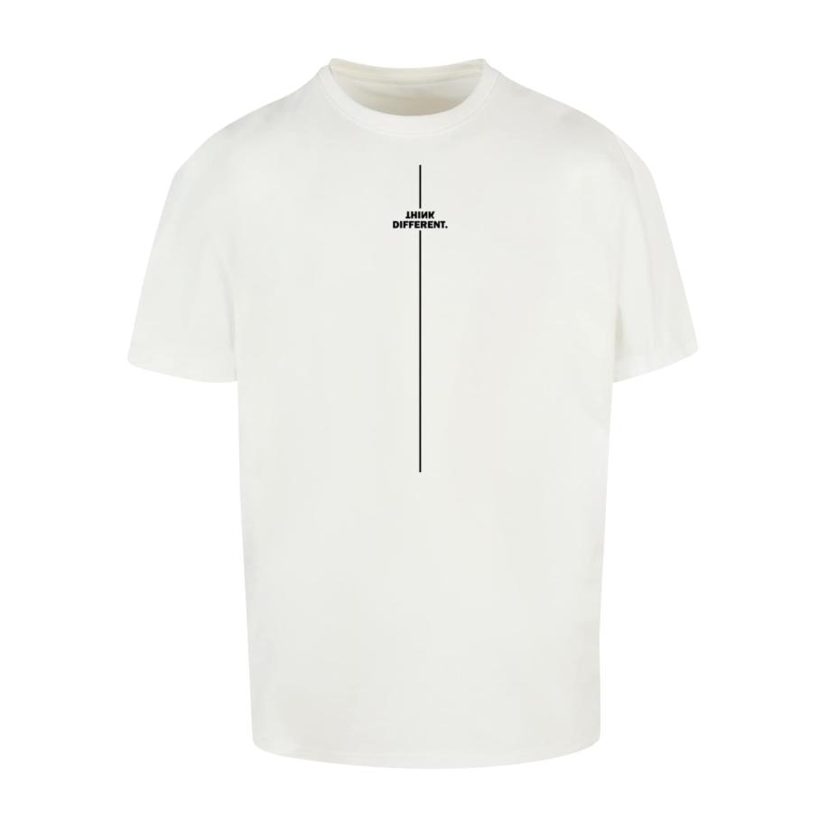 Merchcode Merchcode Shirt Think Different zwart / wit -