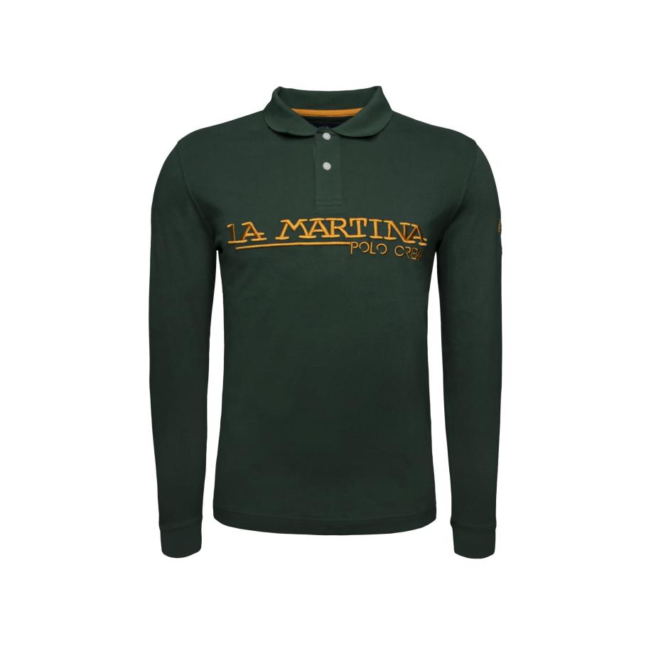 La Martina La Martina Shirt geel / donkergroen -