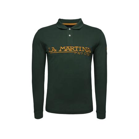 La Martina La Martina Shirt geel / donkergroen