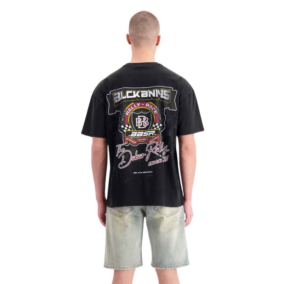 Black Bananas Rally T-Shirt Zwart