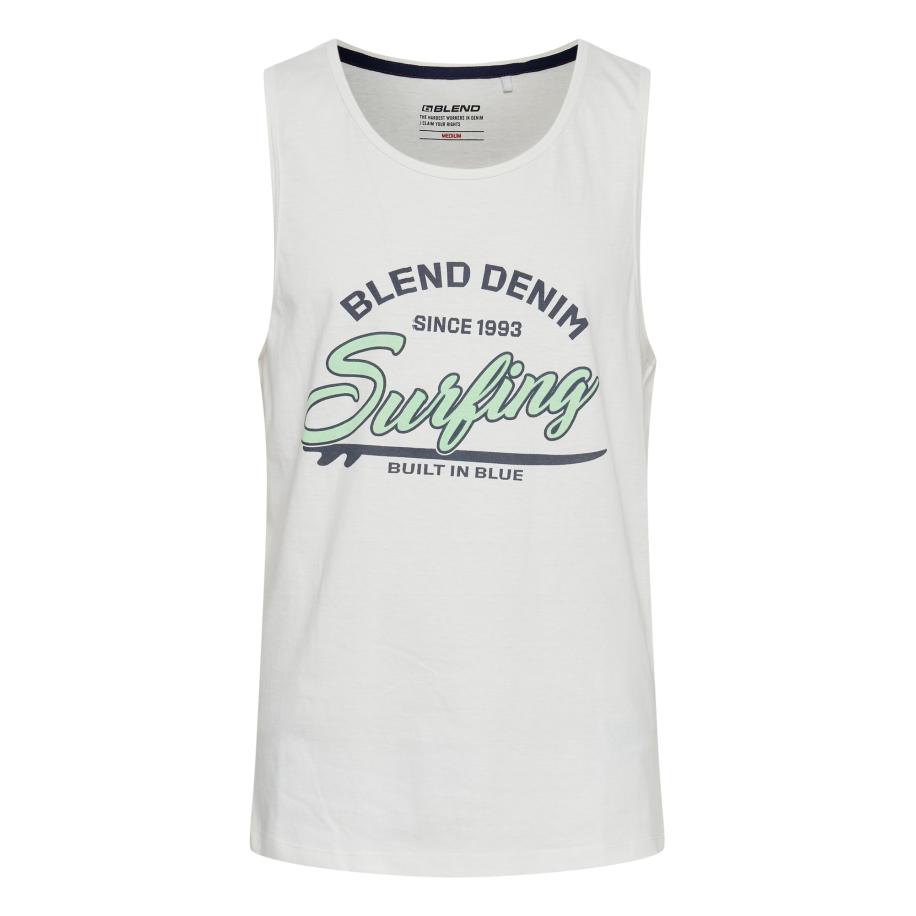 Blend BLEND Shirt Lingo navy / mintgroen / wit -