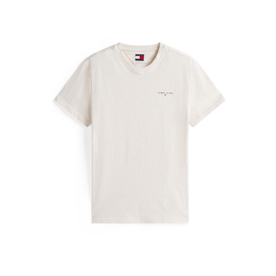 Tommy Jeans Shirt lichtbeige Bruin