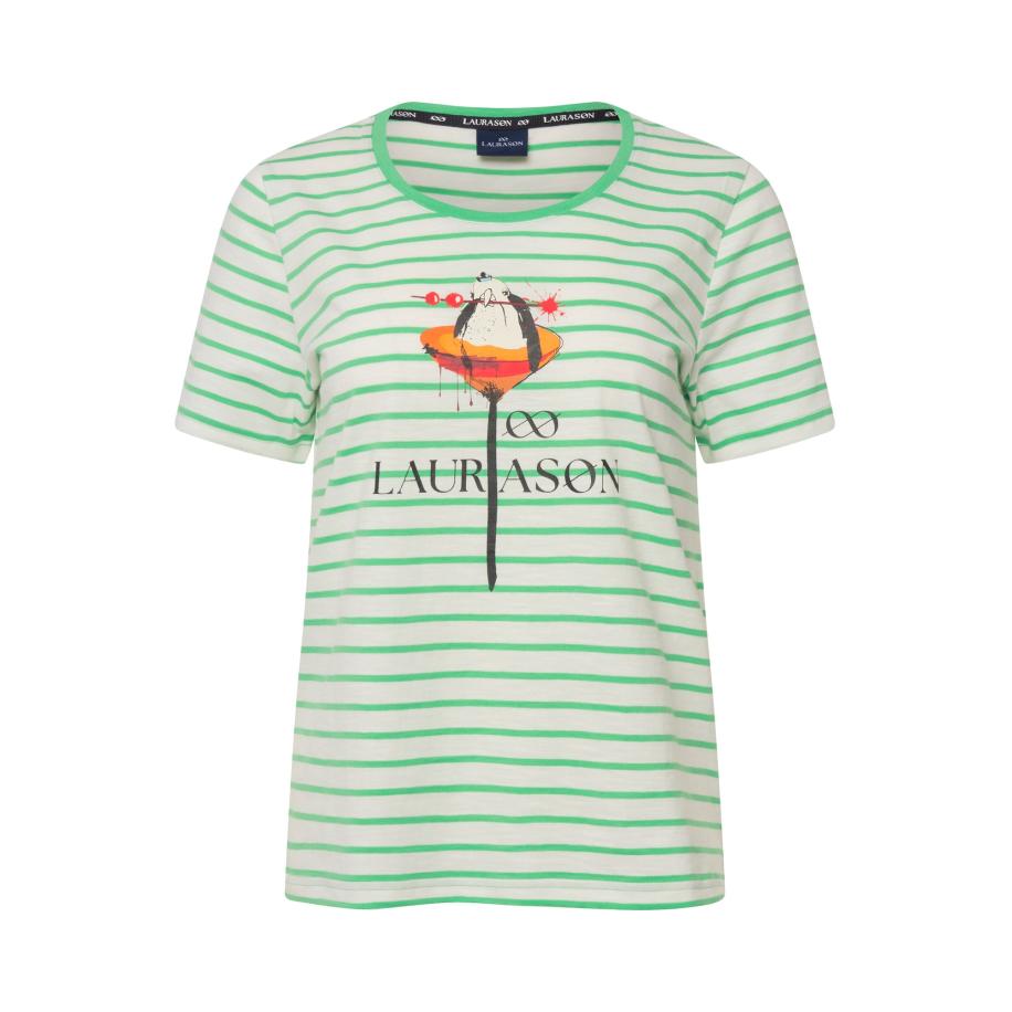 LAURASØN LAURASØN Shirt groen / gemengde kleuren -