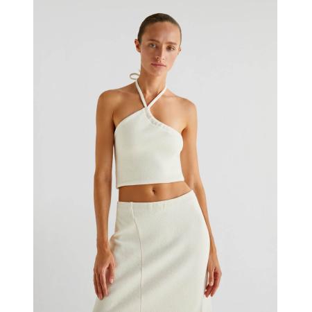 Scalpers Top in ecru-Wit