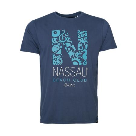 NASSAU Beach Club NASSAU Beach Club Shirt aqua / duifblauw / wit