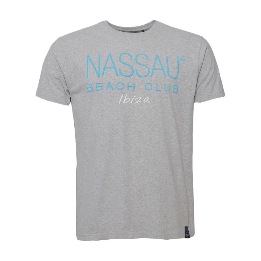 NASSAU Beach Club NASSAU Beach Club Shirt NB231040 lichtblauw / grijs / zwart / wit -
