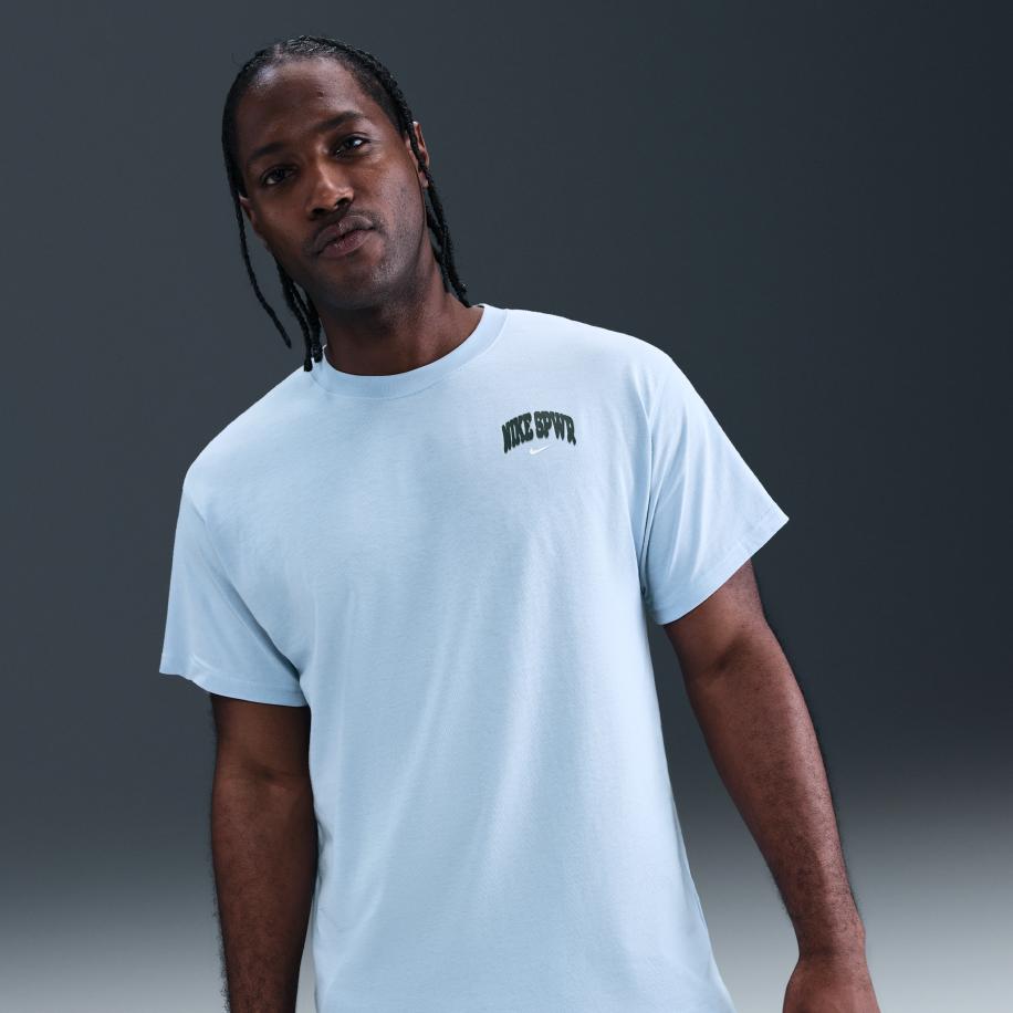 Nike T-shirt met graphic voor heren - Blauw Blauw