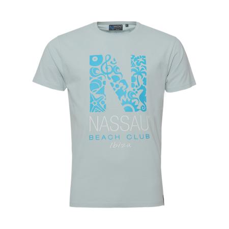 NASSAU Beach Club NASSAU Beach Club Shirt blauw / lichtblauw / wit