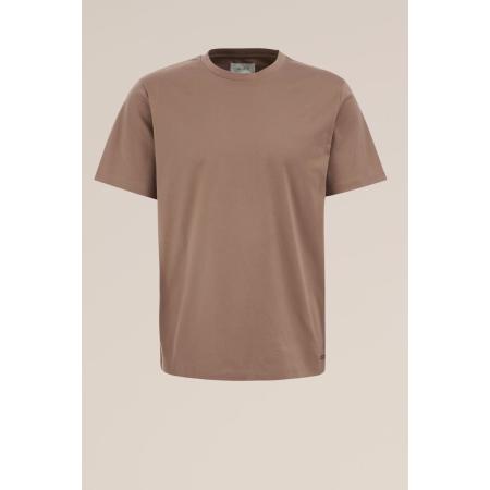 Van Gils heren Premium slim fit T-shirt - Slim Fit - Lichtbruin - Katoen - Maat: M