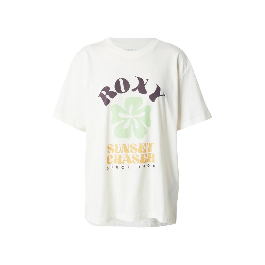 Roxy ROXY Shirt donkerbruin / mintgroen / oranje / wit -