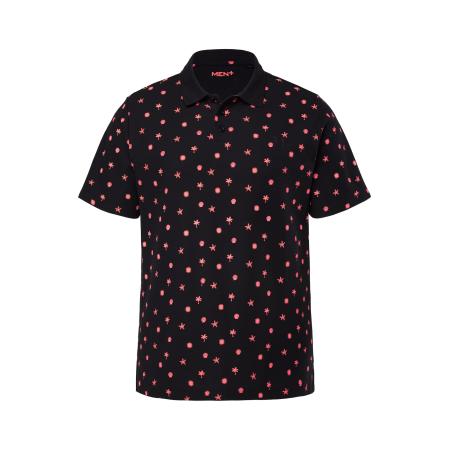 men plus Men Plus Shirt pink / zwart