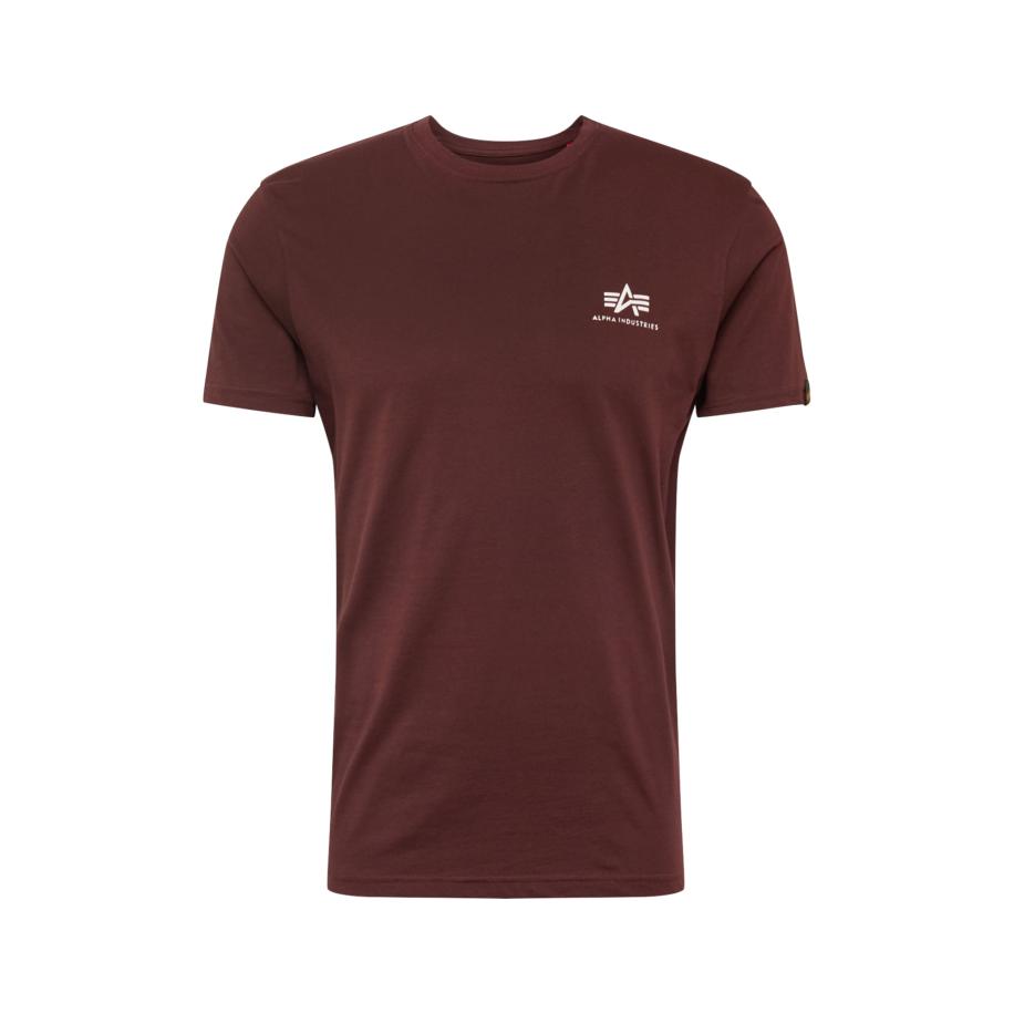 ALPHA INDUSTRIES Shirt wijnrood / wit Rood