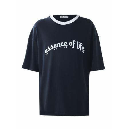 VAMOS CLO Shirt zwart / wit