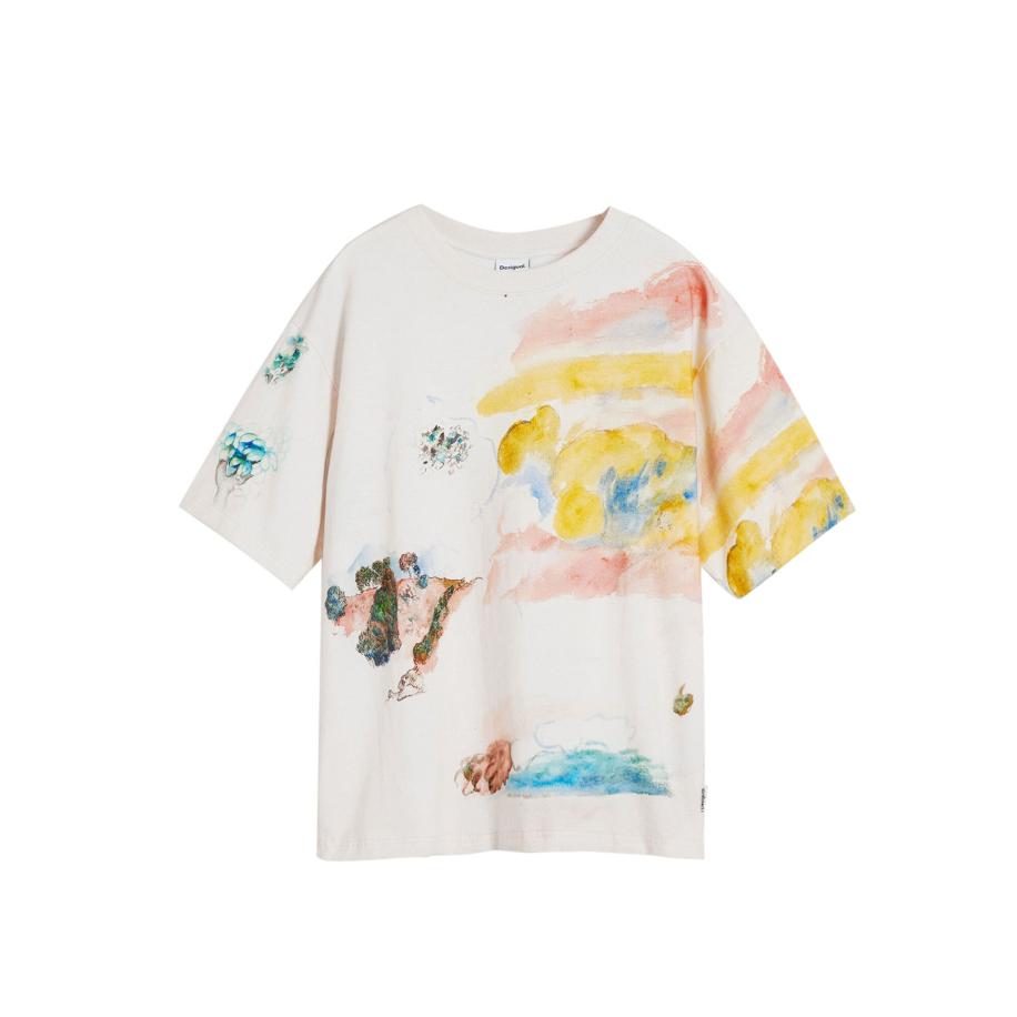 Desigual Desigual Shirt gemengde kleuren / wit -