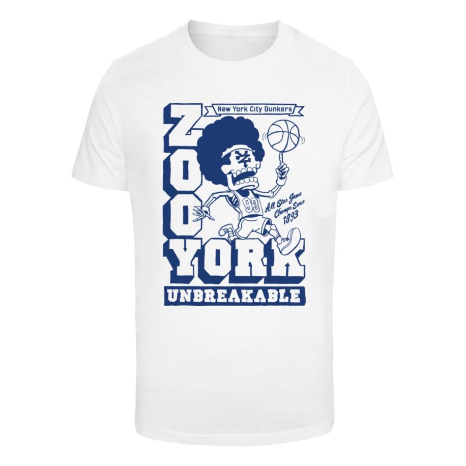 ZOO YORK Shirt Funky Balling donkerblauw / wit Wit