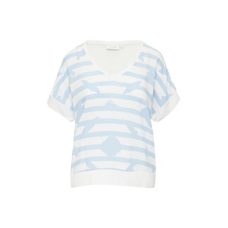 comma casual identity comma casual identity Shirt lichtblauw / wit