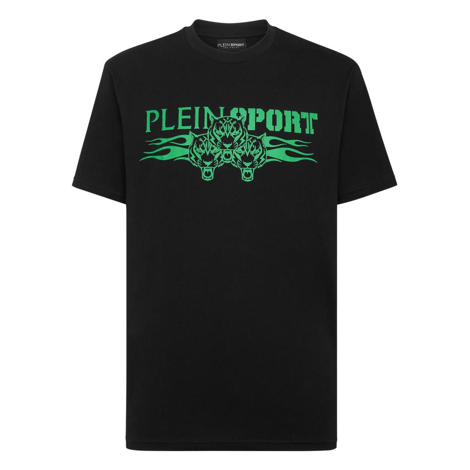 Plein Sport Plein Sport Shirt Tiger groen / zwart -