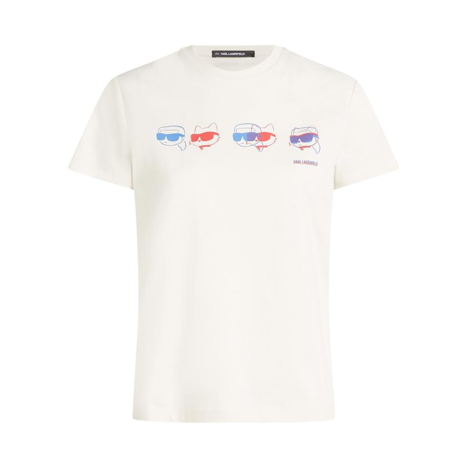 Karl Lagerfeld Karl Lagerfeld Shirt Ikon crème / gemengde kleuren -