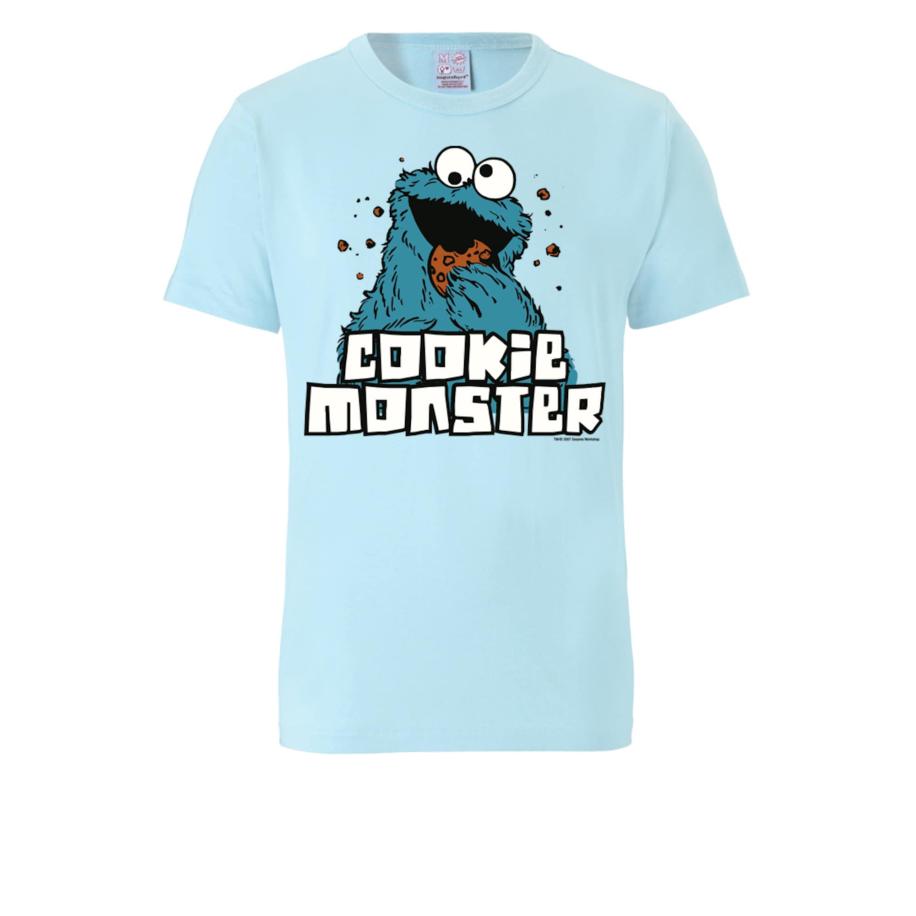LOGOSHIRT Shirt Krümelmonster lichtblauw Blauw