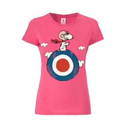LOGOSHIRT Shirt Snoopy blauw / pink / rood / wit