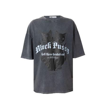 VAMOS CLO VAMOS CLO Shirt pastelblauw / zwart