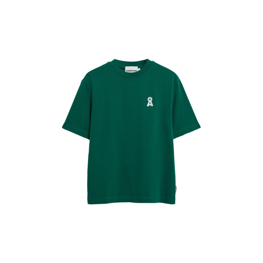 Armedangels ARMEDANGELS Shirt ICONIC Å TARJAA donkergroen -