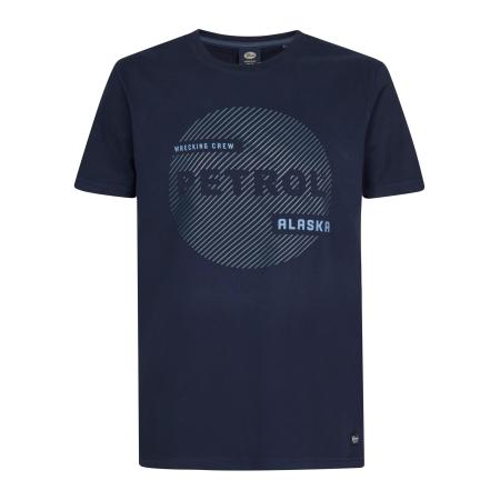 Petrol Industries Petrol Industries Shirt nachtblauw / grijs