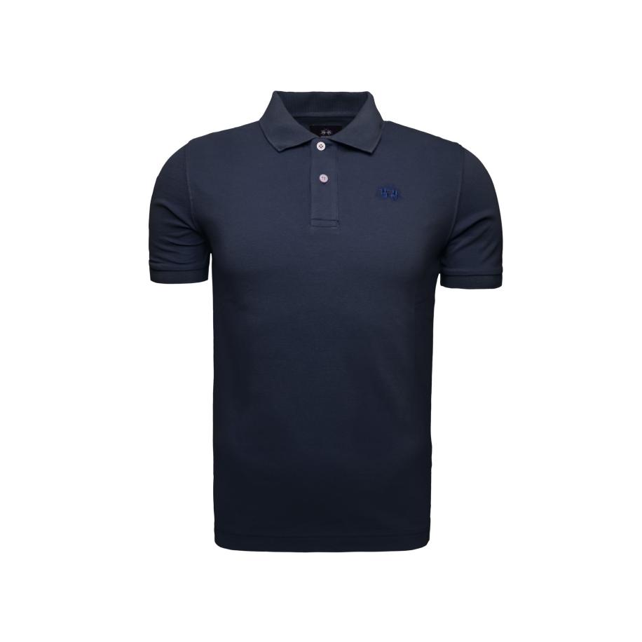 La Martina La Martina Shirt Map300 navy / donkerblauw -