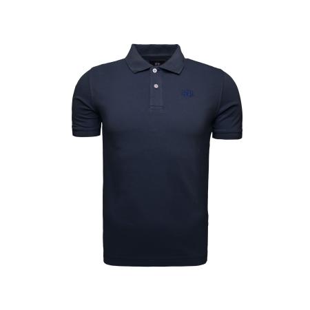 La Martina La Martina Shirt Map300 navy / donkerblauw