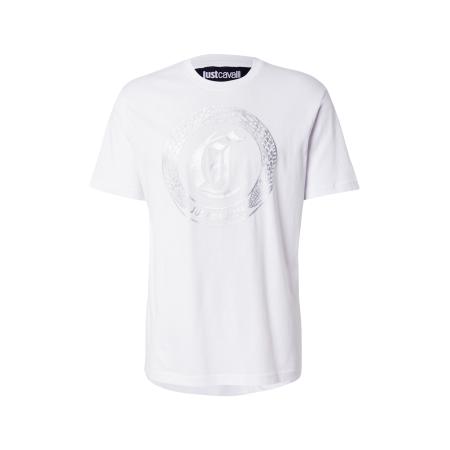 Just Cavalli Just Cavalli Shirt zilver / wit