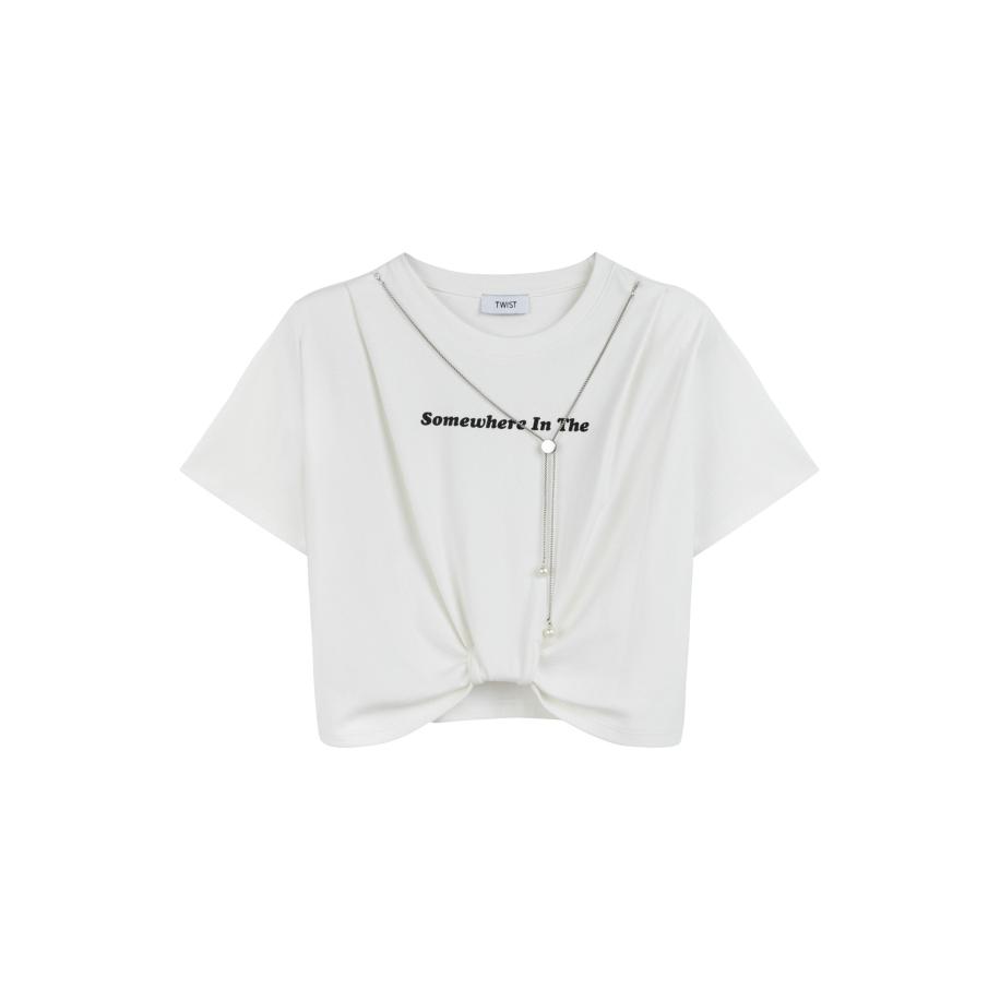 Twist Twist Shirt zwart / wit -