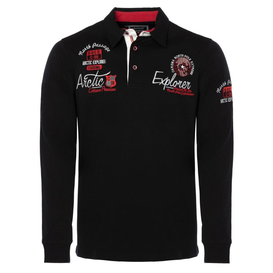 Carisma CARISMA Shirt kersrood / zwart / wit -