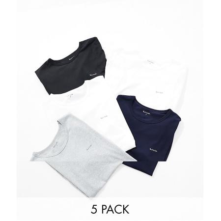 Paul Smith - Set vna 5 t-shirts in multi-Veelkleurig
