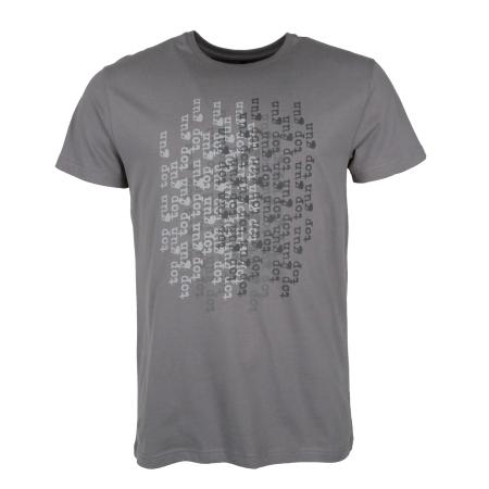 TOP GUN Shirt grijs / lichtgrijs / donkergrijs