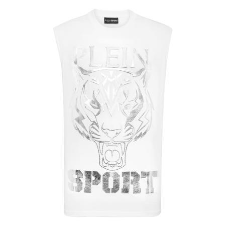 Plein Sport Plein Sport Shirt Tiger zilver / wit
