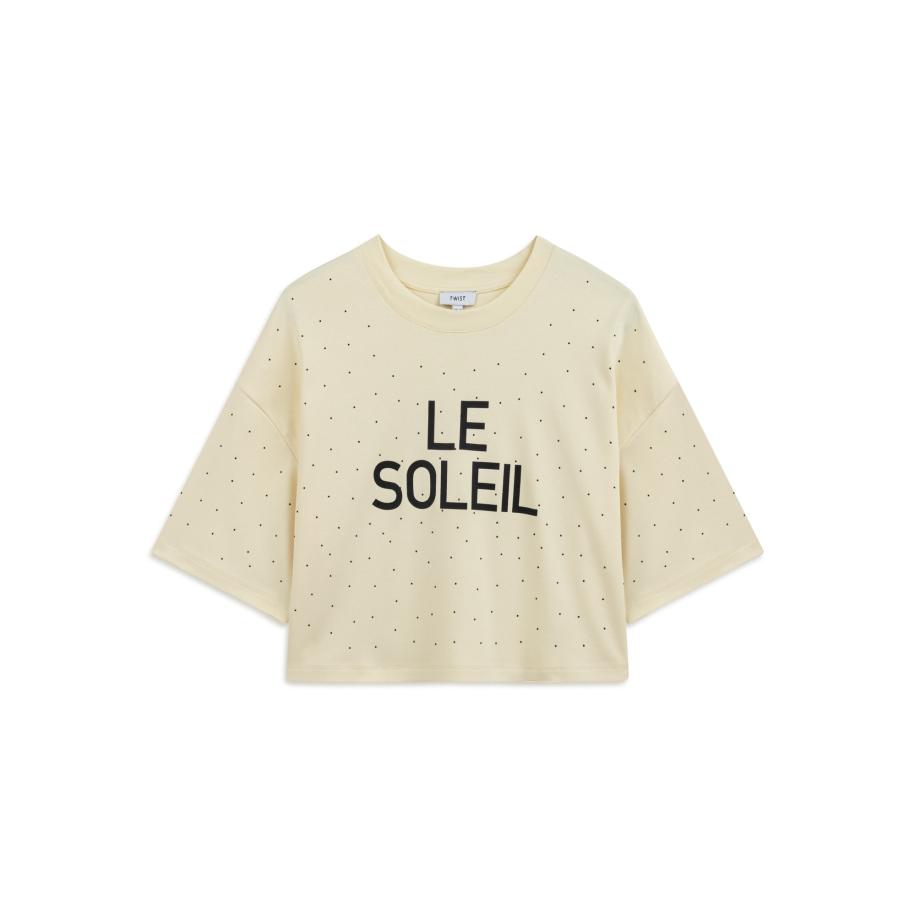 Twist Twist Shirt crème / zwart -