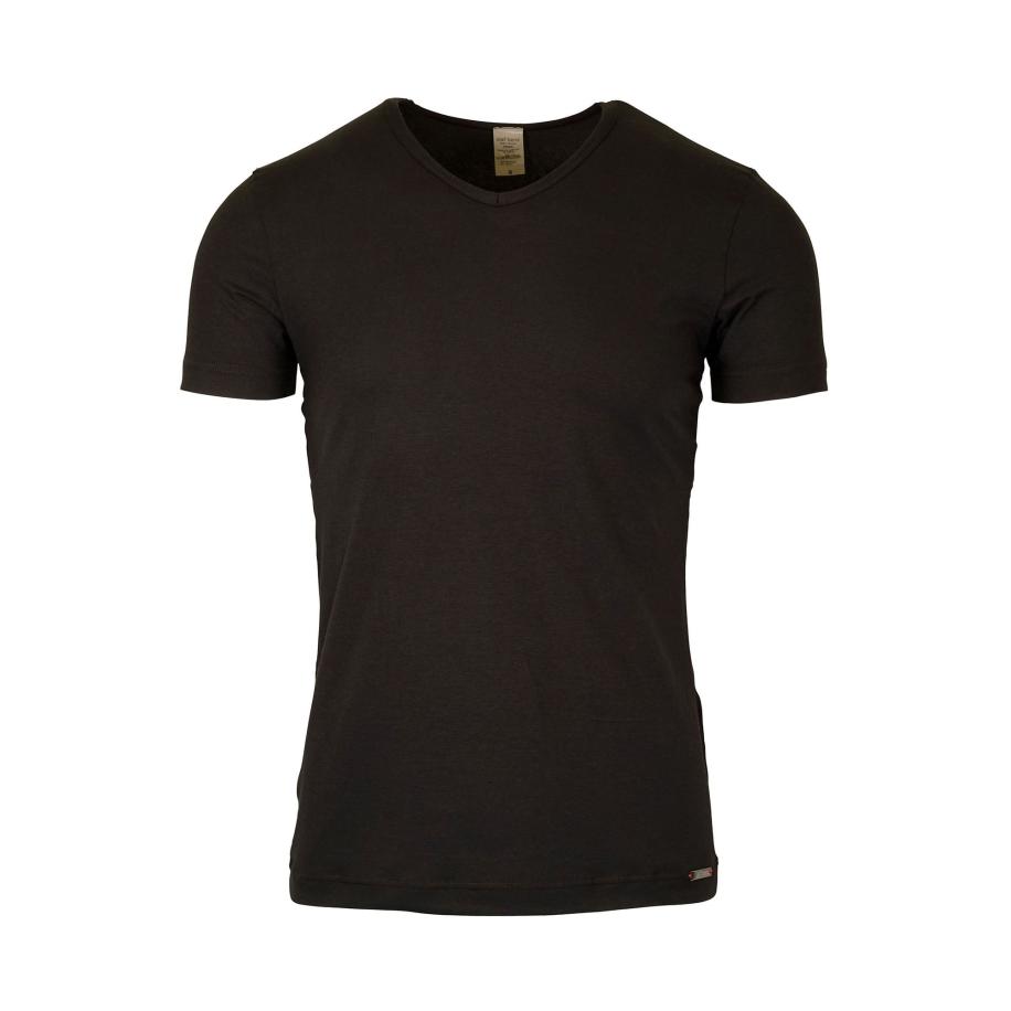 Olaf Benz Olaf Benz Shirt V-Neck RED 1601 zwart -