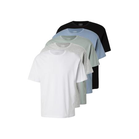 JJ Rebel JJ Rebel Shirt JREB lichtgrijs / lila / wijnrood / zwart